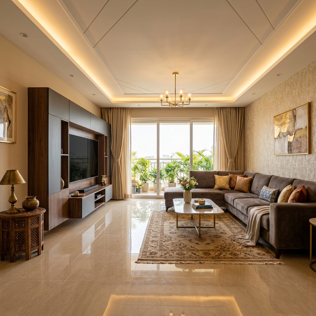 Spacious Living Room